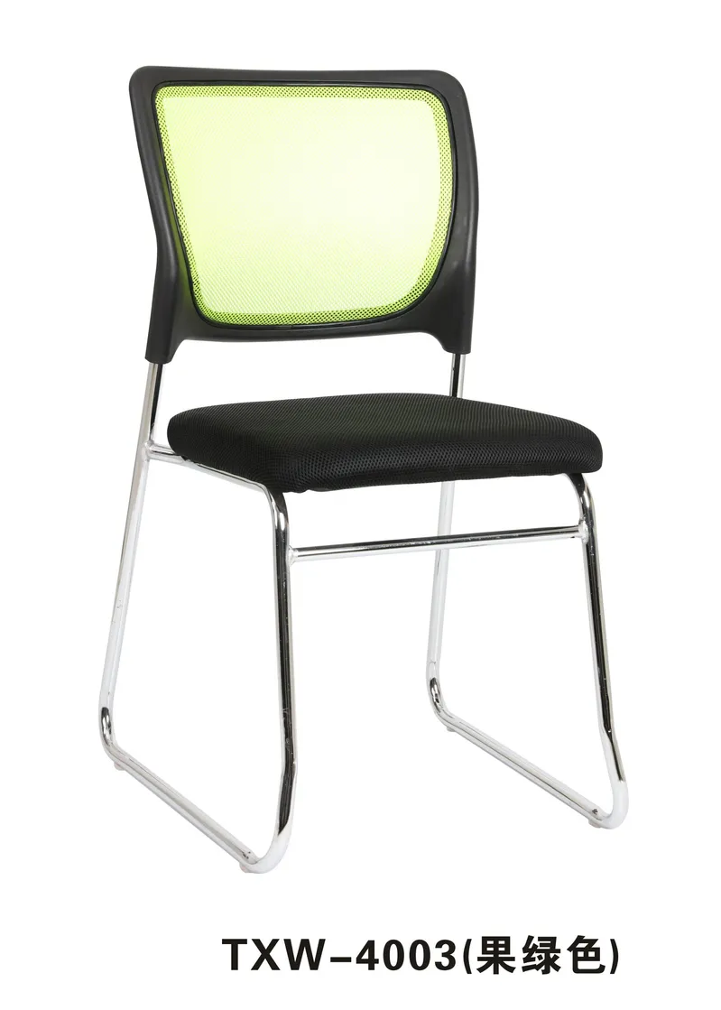 Lumbar Support Modern Visitor Chair for Home Guest Chair Without Arm