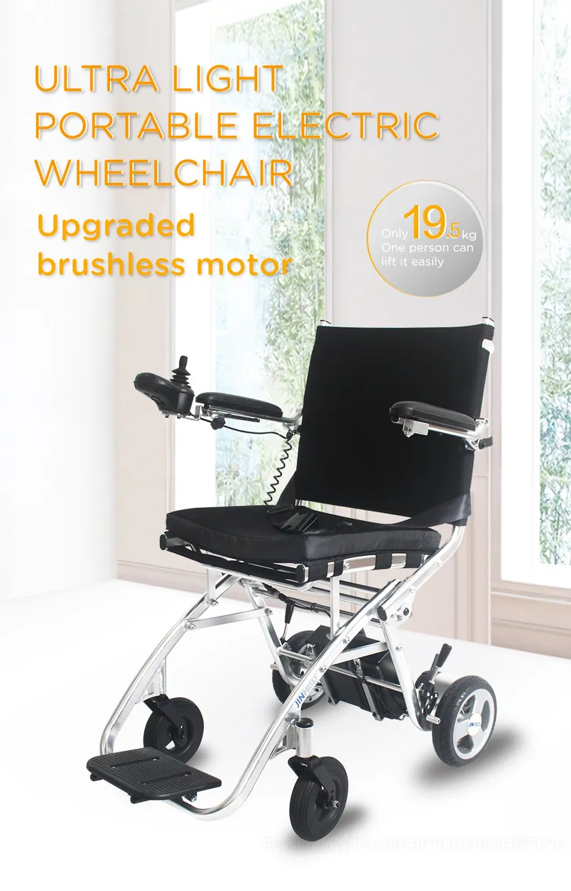Travel Folding Electric Lightweight Power Wheelchair for Elderly