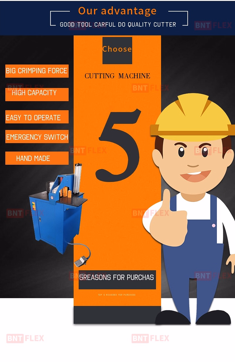 Pneumatic Type Hydraulic Hose Cutting Machine for Rubber/Hose/Pipe/ Tube