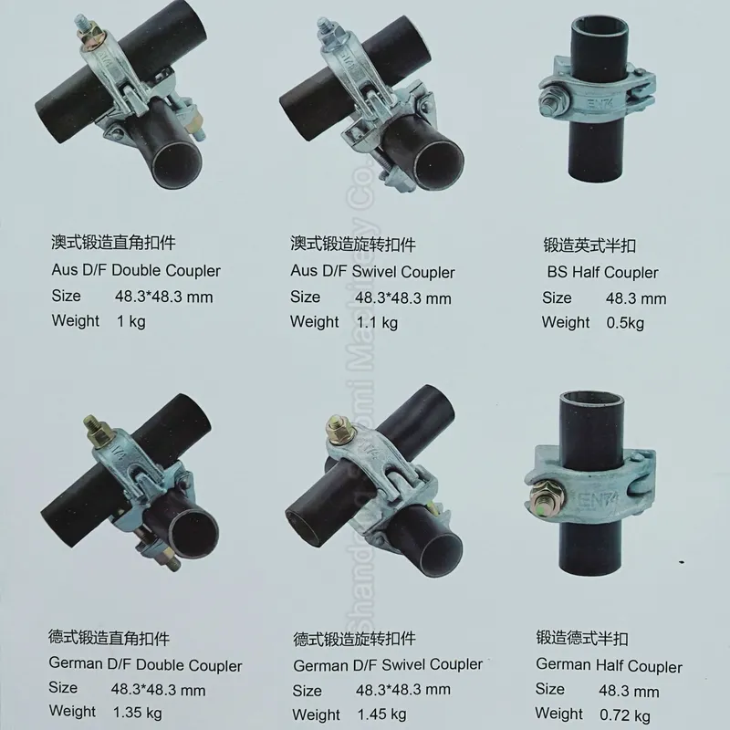 Drop Forged/Pressed Scaffolding Coupler /Scaffold Clamp with All Kinds of Types