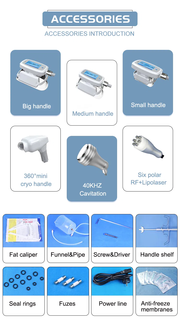 Cool Sculpting Body Contouring RF Ultrasound Cryolipolysis Cavitation