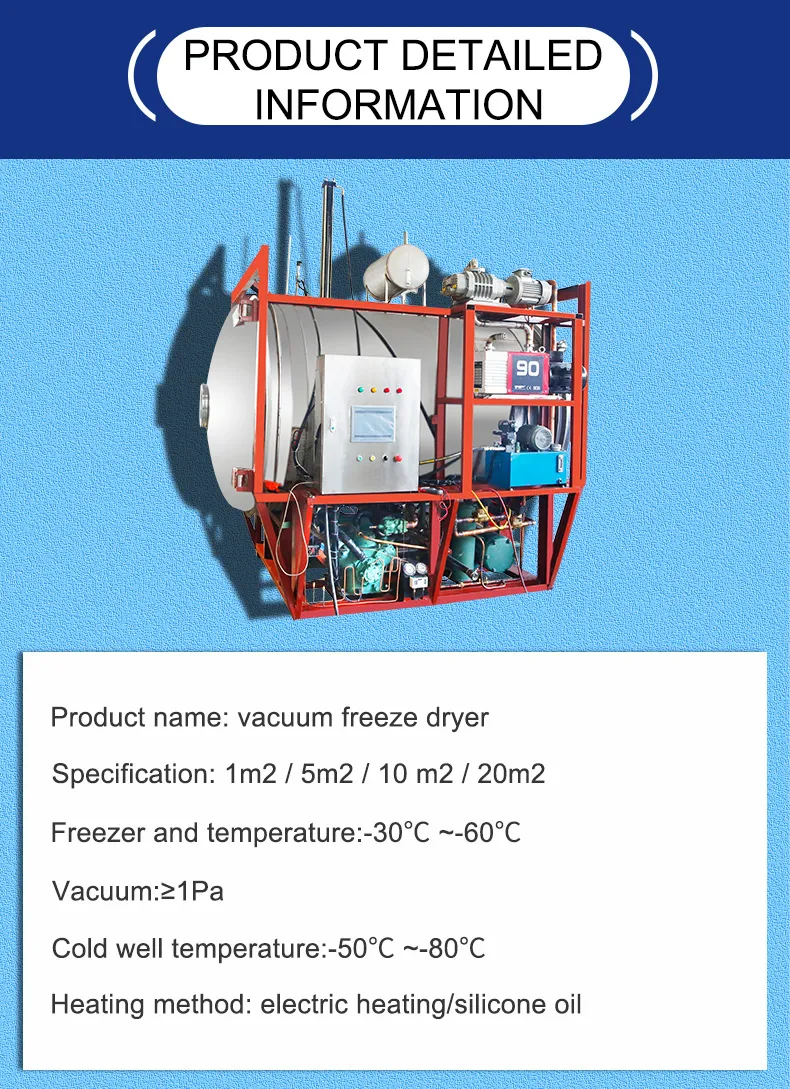 100kg Freeze Dryer, Freeze Dryer, Commercial Freeze Dryer