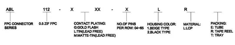 Bottom Port 24pin 0.5mm Pitch FPC Bottom Interface Connector