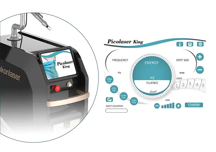 Professional Tattoo Removal 755 Picosecond Machine Pico Laser