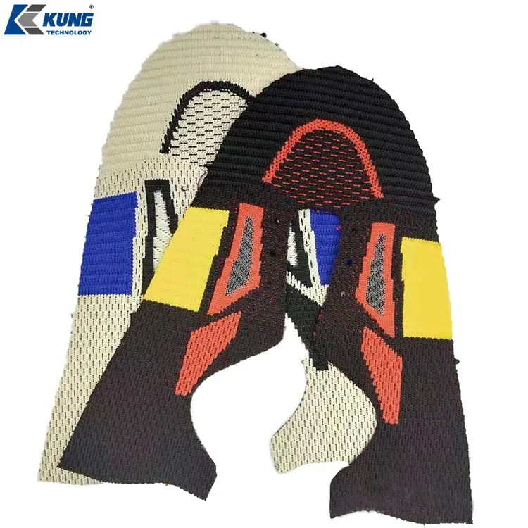 Customized Fashion New Style Knitted Vamp Knitting 3D Socks Vamp Upper Fly Knit Upper