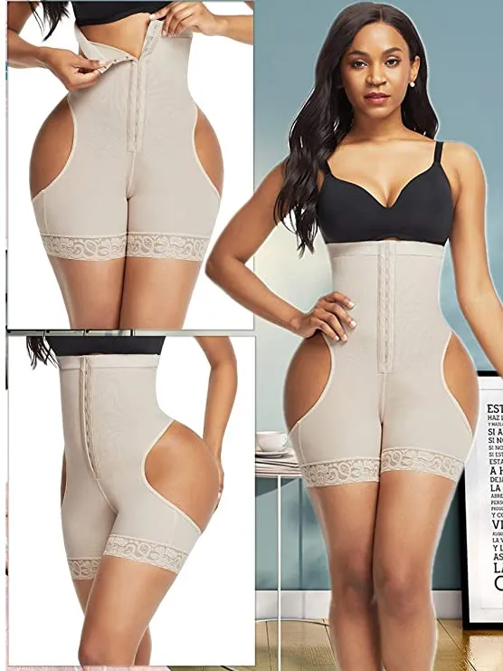 High Waisted Body Shapewear for Women Tummy Control Butt Lifter Thigh Slimmer