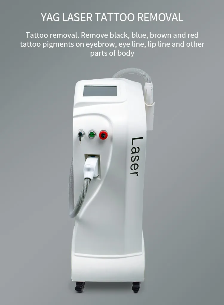 Best Effective ND YAG Q-Switched Laser Tattoo Removal Beauty Machine