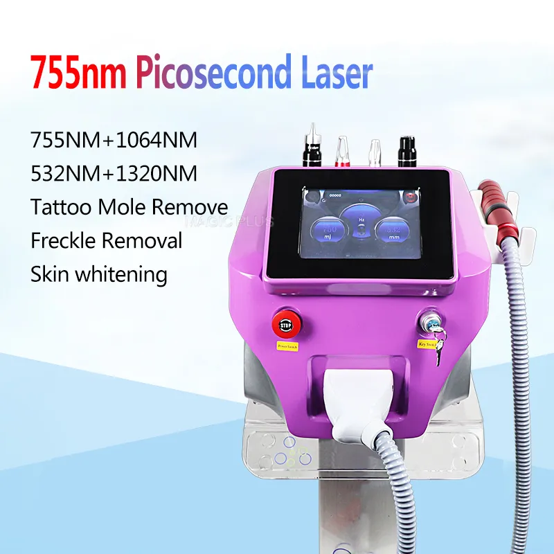 Pico Second Laser/ND YAG Q-Switched Laser Tattoo Removal Machine