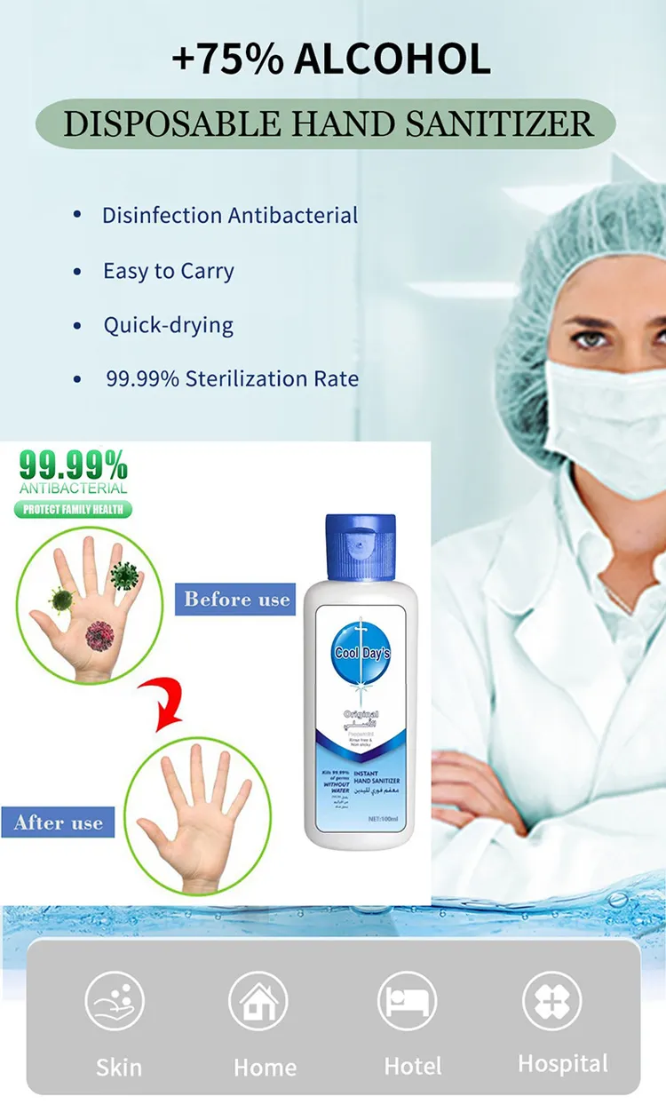 500ml Instant Waterless Instant Hand Sanitizer Gel Hand Wash