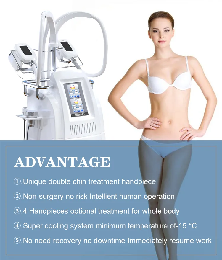 Cryolipolysis Crio Shape Vacuum Therapy Fat Freezing Slimming Machine