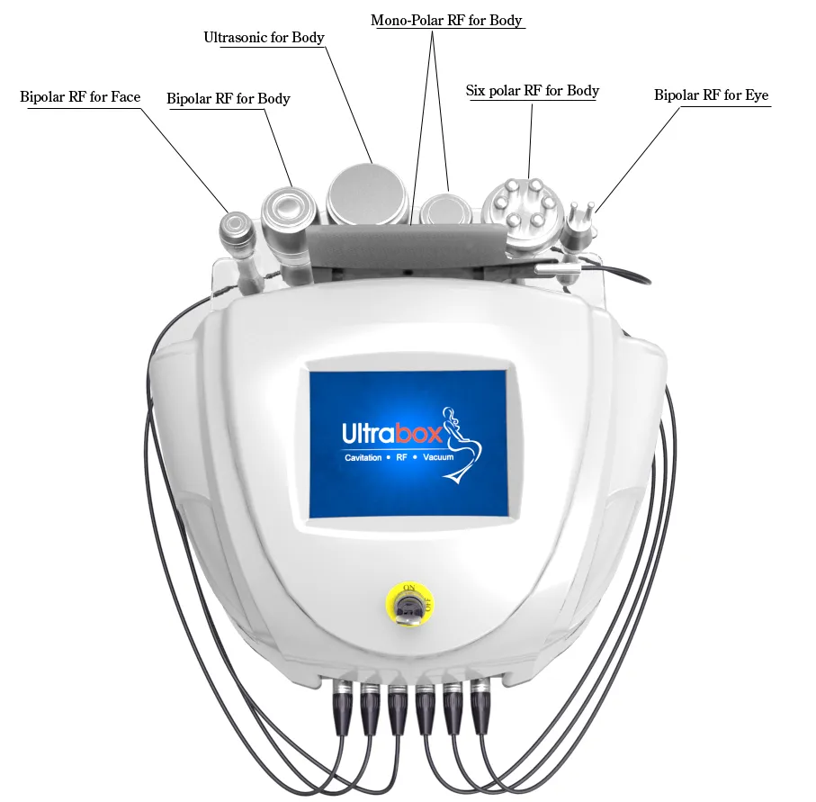 Body Slimming Cavitation Ultrasonic and Radio Frequency Cavitation Body Contouring Machine