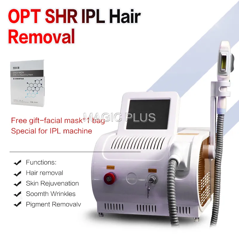 Korean Women Face Laser Beauty Equipment Skin Tightening Ice Cold IPL Laser Hair Remover Epilator