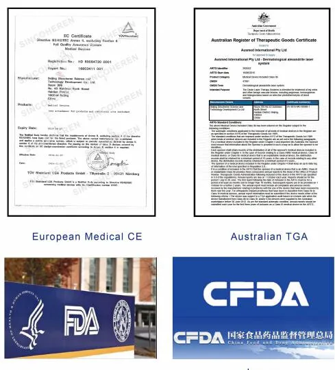 Razorlase Laser Hair Removal 808 / Alexandrite Laser Candela Laser Hair Removal Machine