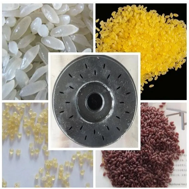 Multi - Function Nutritional Artificial Rice Food Making Machine Golden Rice Making Extruder Rice Reshape Machine