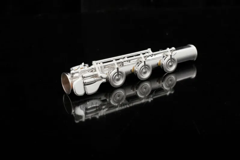 Professional Silver Body Flute Soldered Tonehole Forest Inline