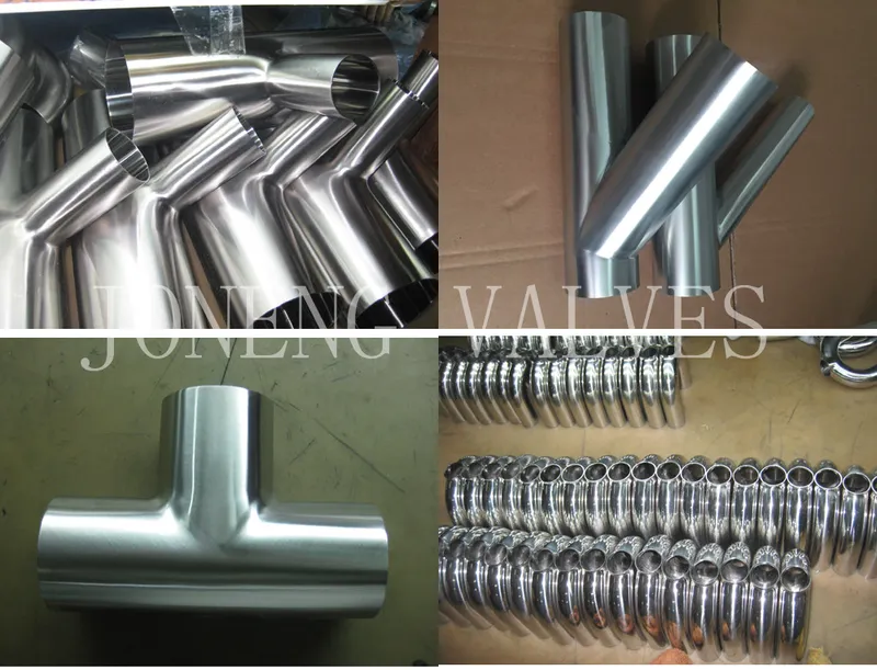 Stainless Steel Sanitary SMS Reducing Cutback Tee