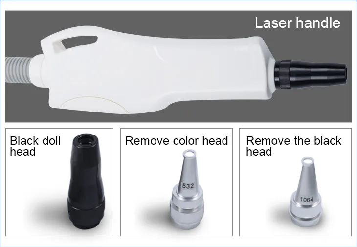 Best Effective ND YAG Q-Switched Laser Tattoo Removal Beauty Machine