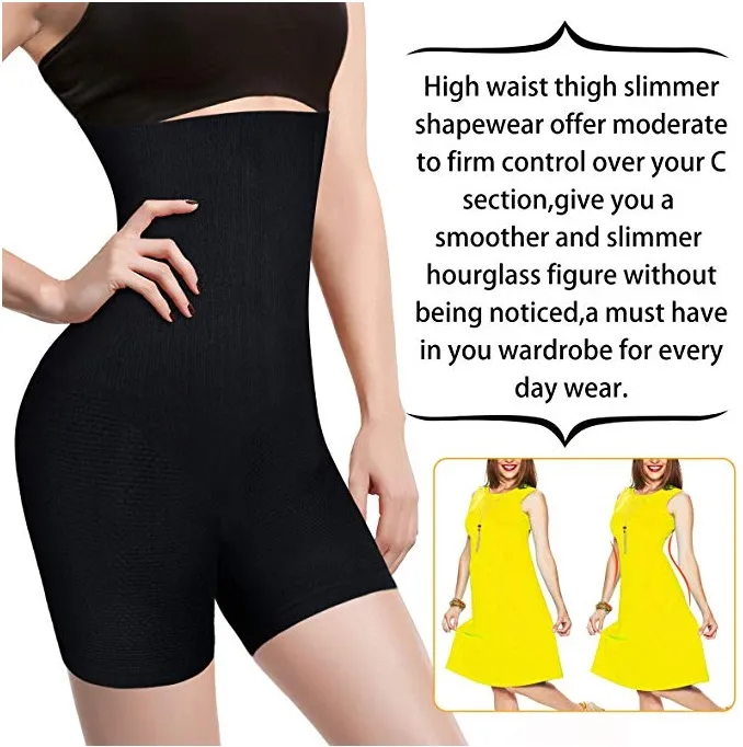 High-Waist Thigh Slimmer Shorts Shapewear Shorts Panty MID-Thigh Body Shaper Butt Lifter Panties