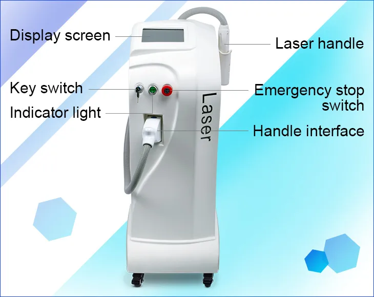 Best Effective ND YAG Q-Switched Laser Tattoo Removal Beauty Machine