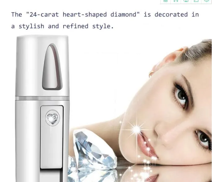 Portable Facial Mist Hydrating Spray Nano Ultrasonic Mist Sprayer