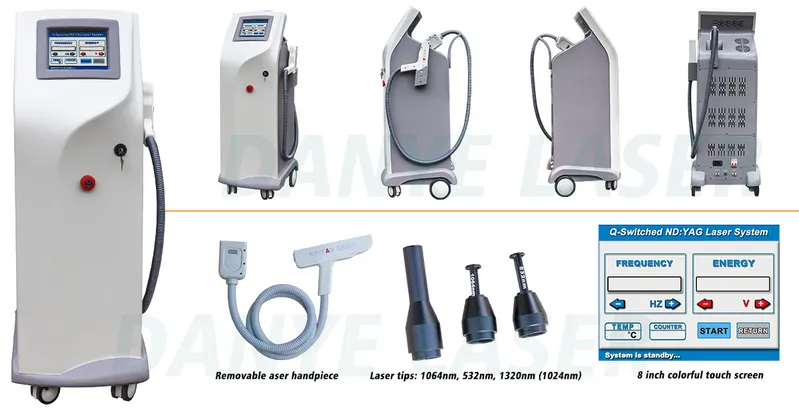 ND YAG Carbon Facial Laser Tattoo Removal Skin Beauty Equipment