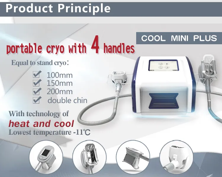 Portable Double Chin Fat Freezing Machine Cryolipolysis Cellulite Machine