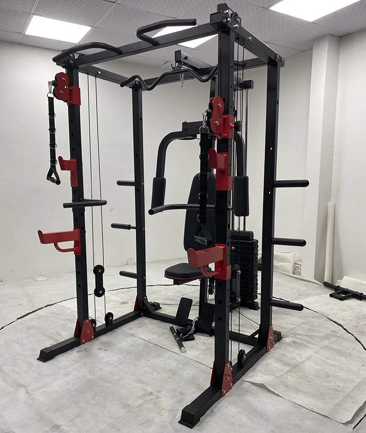 Gym Equipment Multi Functional Power Rack Smith Machine Abdominal Muscle Trainer