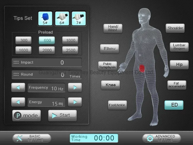 Electromagnetic Shockwave Therapy Cellulite Reduction Equipment