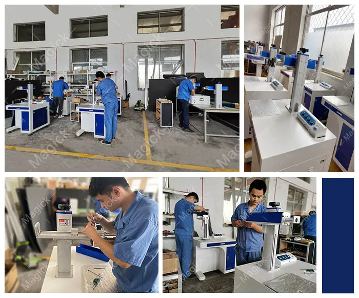 Raycus Laser 20W 30W 50W Desktop Fiber Laser Marking Machine