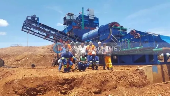 Gold Washing Machine Alluvial Gold Scrubber Gold Mining Equipment