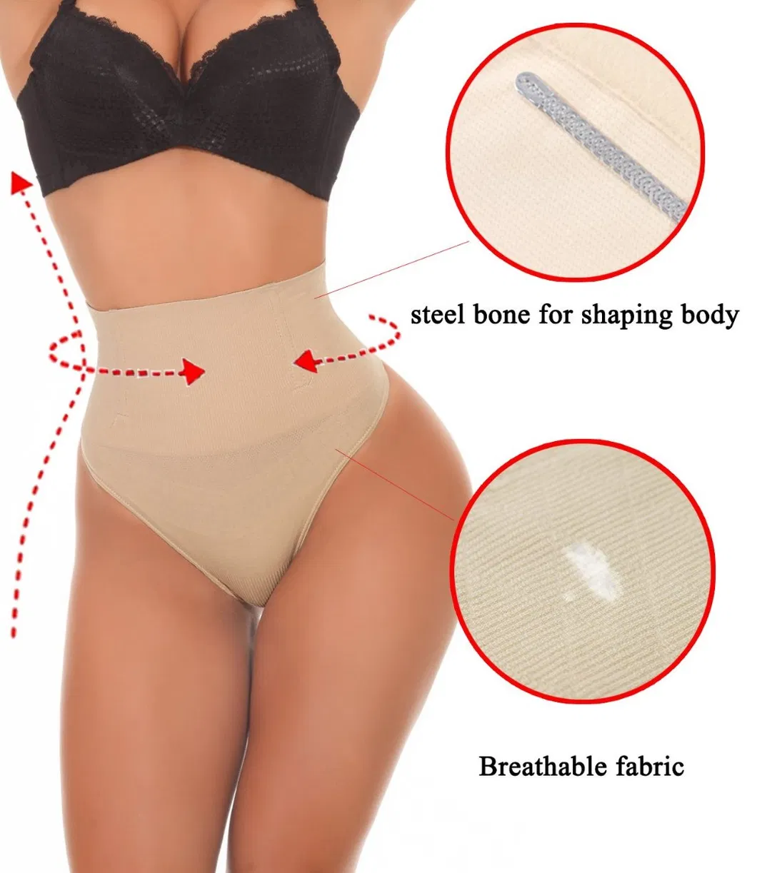 Women Waist Cincher Girdle Tummy Control Thong Panty Slimmer Body Shaper