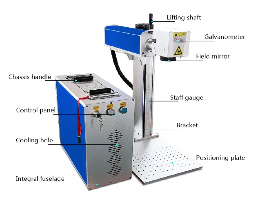 20W 30W Fiber Laser Machine 50W Metal Laser Machine