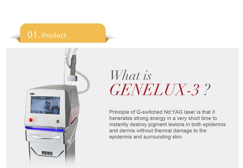 Q-Switched Laser Machine for Pigment and Tattoo Removal Salon Machine