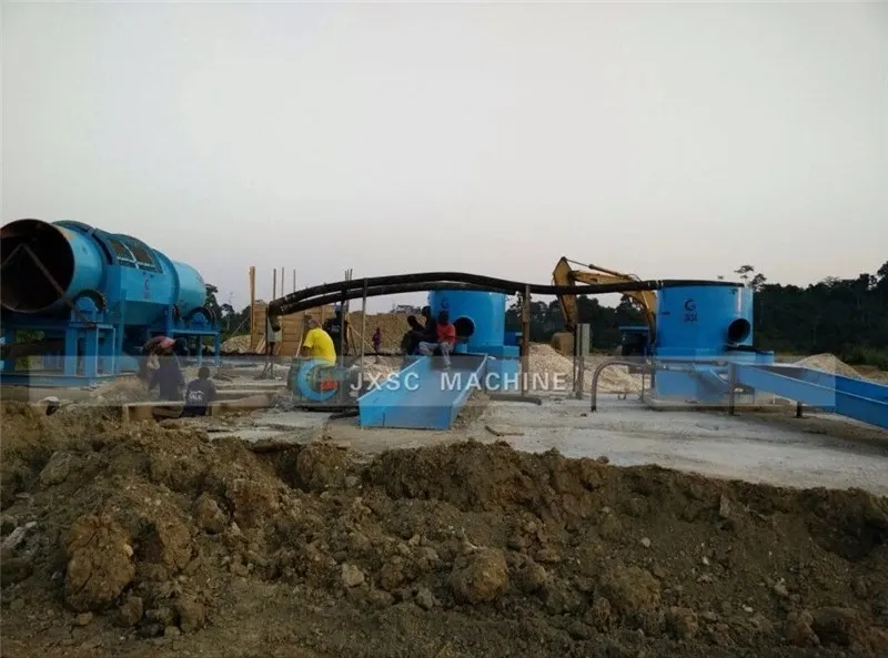 Gold Washing Machine Alluvial Gold Scrubber Gold Mining Equipment