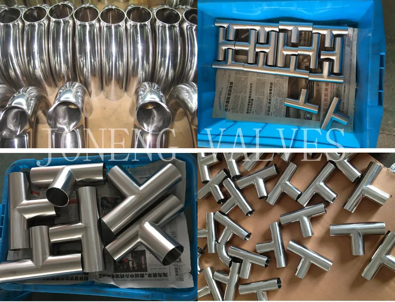 Stainless Steel Sanitary SMS Reducing Cutback Tee