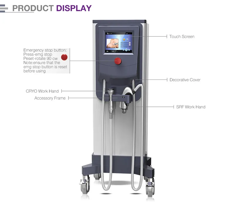 High Intensity and High Frequency Face Lift Fractional RF No Needles