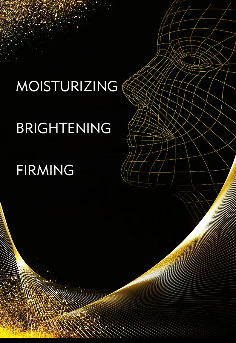 Moisturizing Essence Lift Firming Anti-Aging Anti-Wrinkles Whitening Face Skin Care 24K Gold Serum