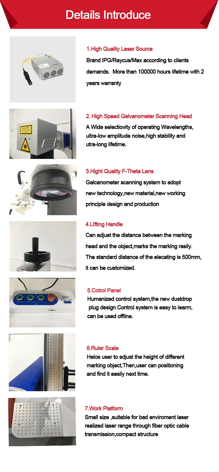 Desktop CO2 Laser Marking Machine for Plastic