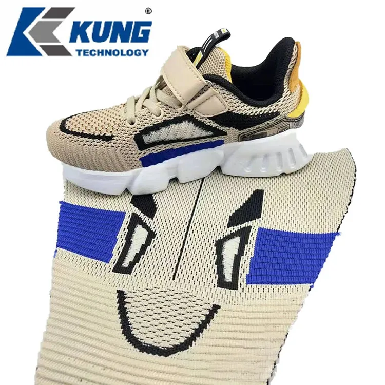 Breathable Soft Cotton Knit Upper Vamp Shoe Upper Material