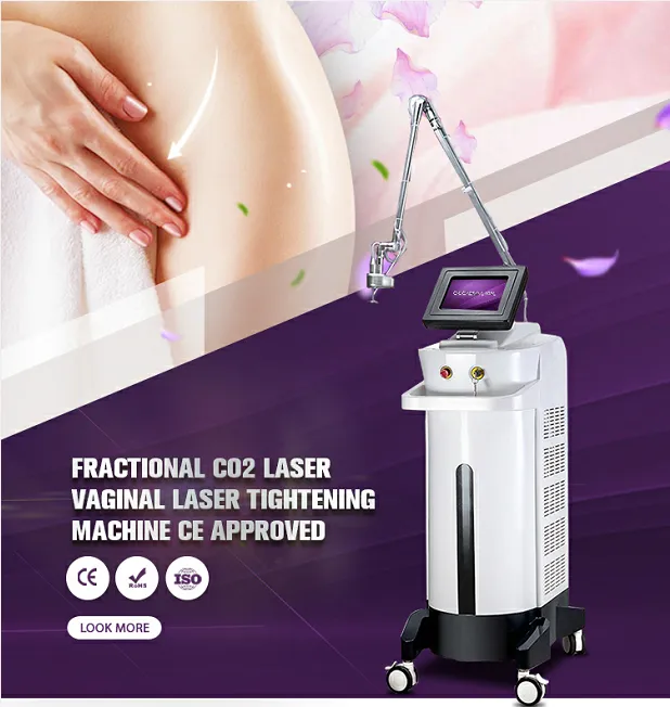 CO2 Fractional Radio Frequency Laser Skin Scar Removal Machine
