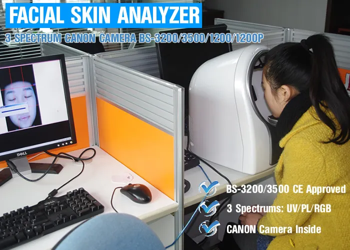 Advanced Portable Mini Facial Skin Analysis Device Automatic Face Analyzer