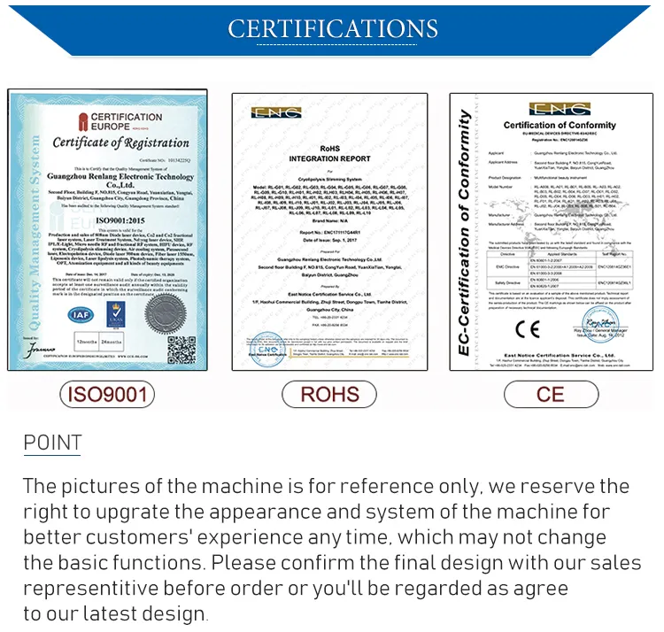 Renlang Laser Machine Series Popular Q-Switched Laser Tattoo Removal Machine