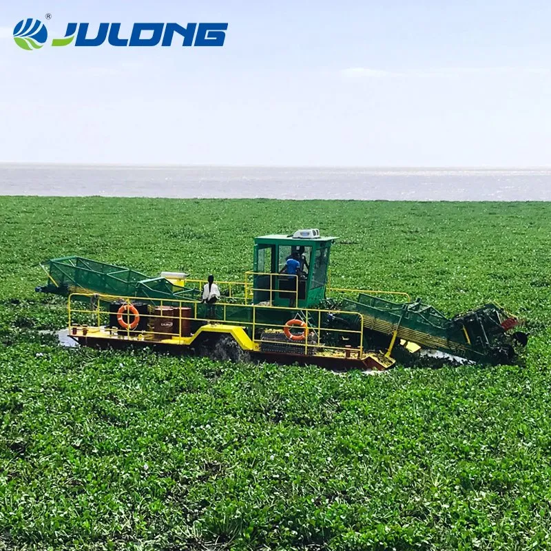 Full Hydraulic River Aquatic Weed Harvester for Big Capacity