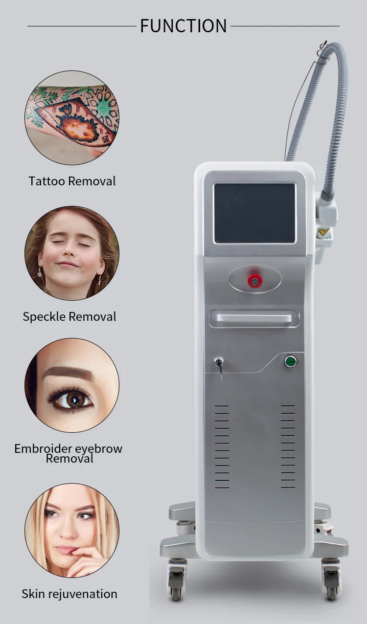 Best Effective Q-Switch ND YAG Laser Tattoo Removal Equipment Medical Equipment