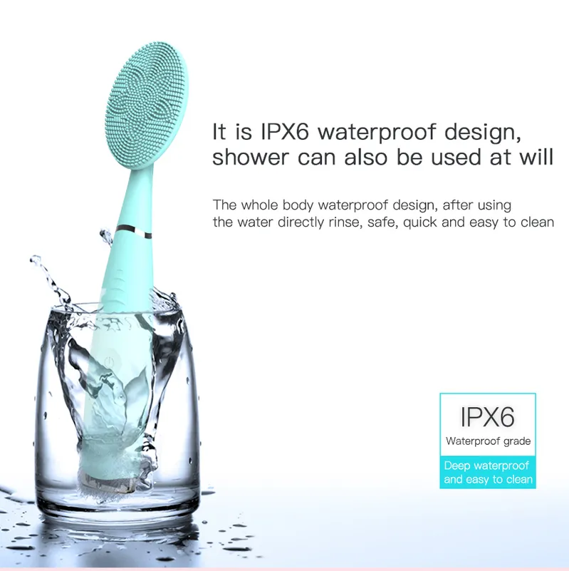 Skin SPA Electric Sonic Washing Massage Facial Clean Brush