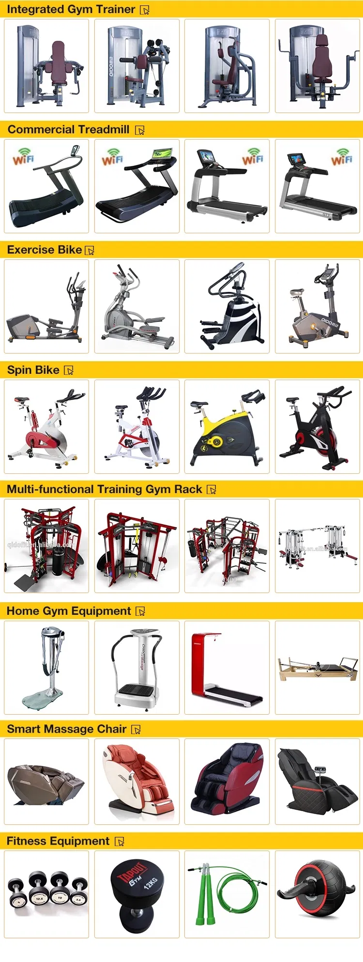 Gym Equipment Multi Functional Power Rack Smith Machine Abdominal Muscle Trainer