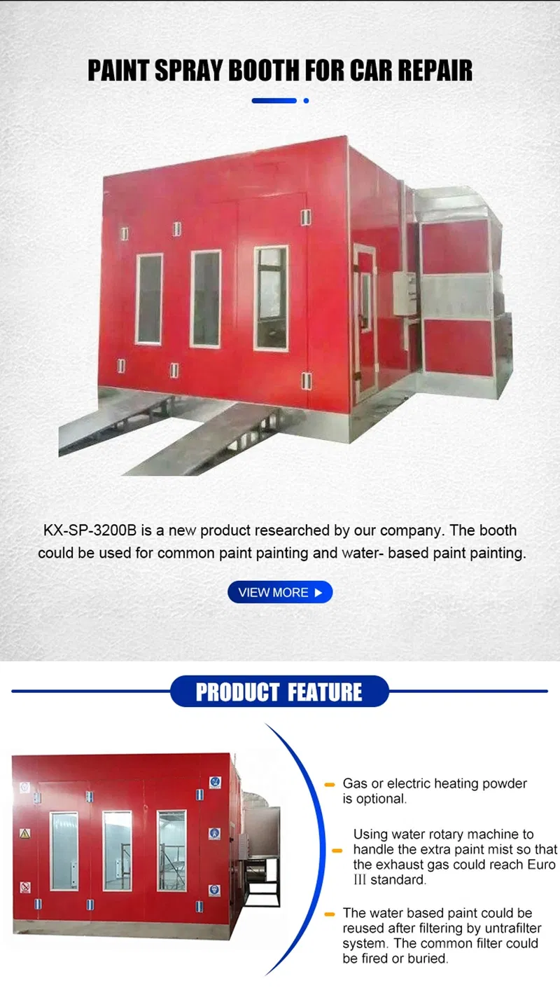 Factory Price Car Painting Baking Spray Booth/ Paint Booth