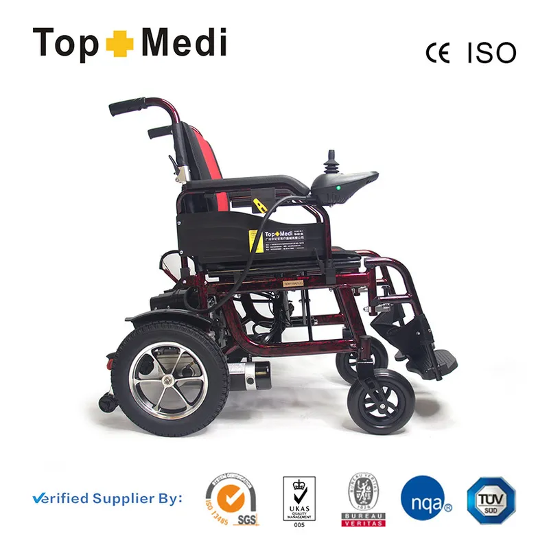 Rehabilitation Therapy Supplies Motorized Power Electric Wheel Chair for Elderly