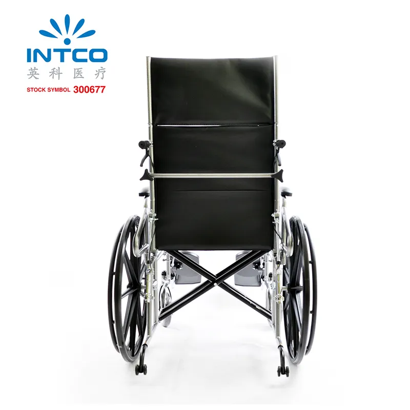 Reclining Angel Adjustable Manual Wheelchairs with Elevate Leg Rest