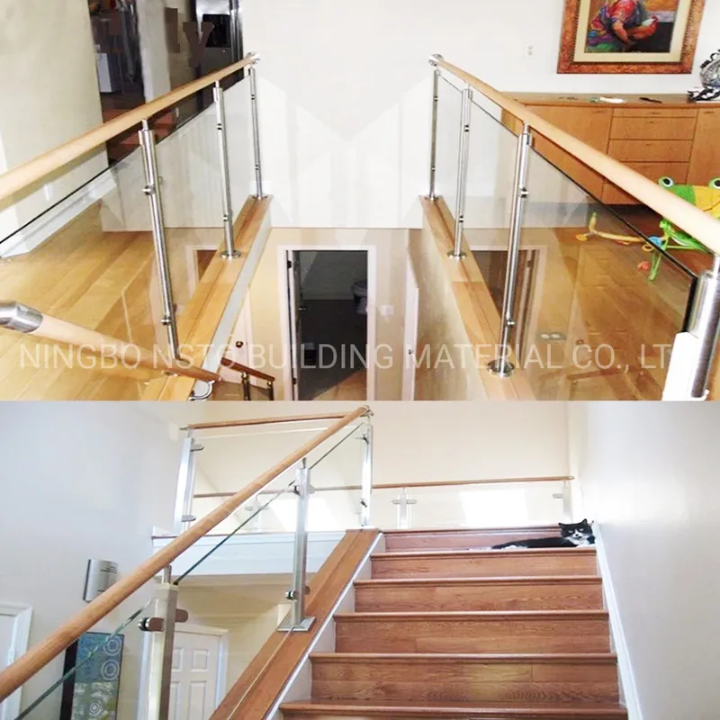 Indoor Wood-Imitated PVC Handrail for Staircase/Stair Railing